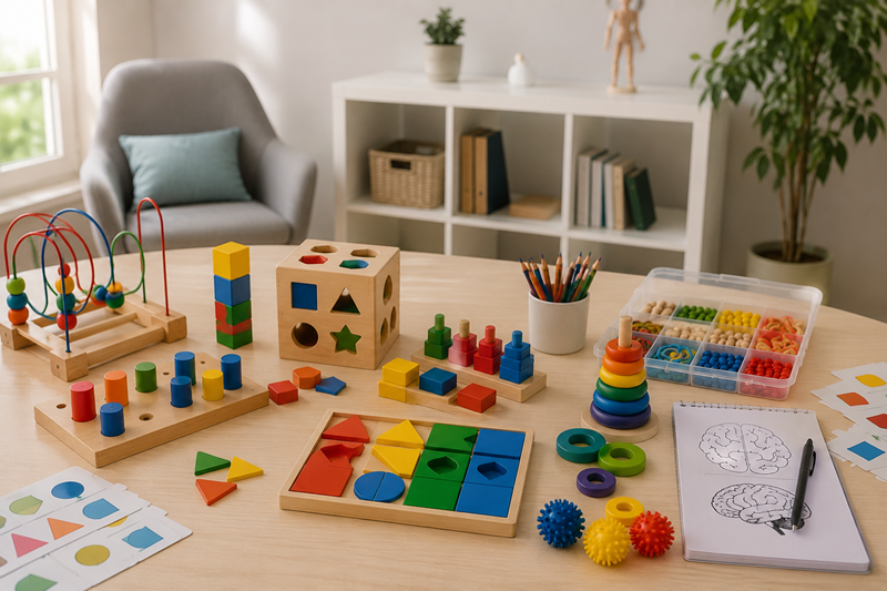 Materiais e ambiente de Reabilitação Neuropsicológica em Sorocaba